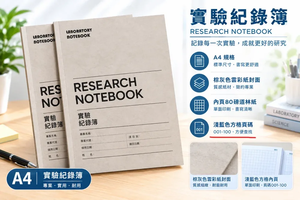 適用：實驗室或研究開發或計畫申請或專利申請，師生及相關研究人員於從事研究工作、實驗或發明、創作等過程及結果，研究紀錄簿為技術文件供工作傳承用之目的.....